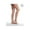 White, variant on Juzo 2001 Soft Closed Toe Knee Highs w/ Silicone Band Border - 20-30 mmHg Short