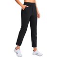 thumbnail image 2 of Pantalones de golf YYV, elásticos, cintura alta, mujer negra, 2 of 7