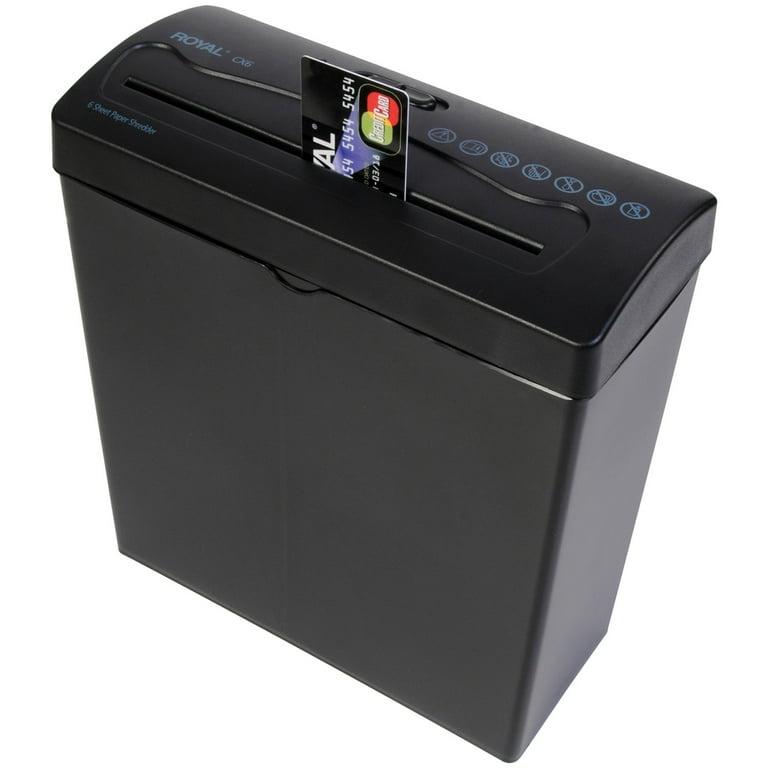 Royal CX6 6-Sheet Crosscut Shredder, 29183G-BK - Walmart.com