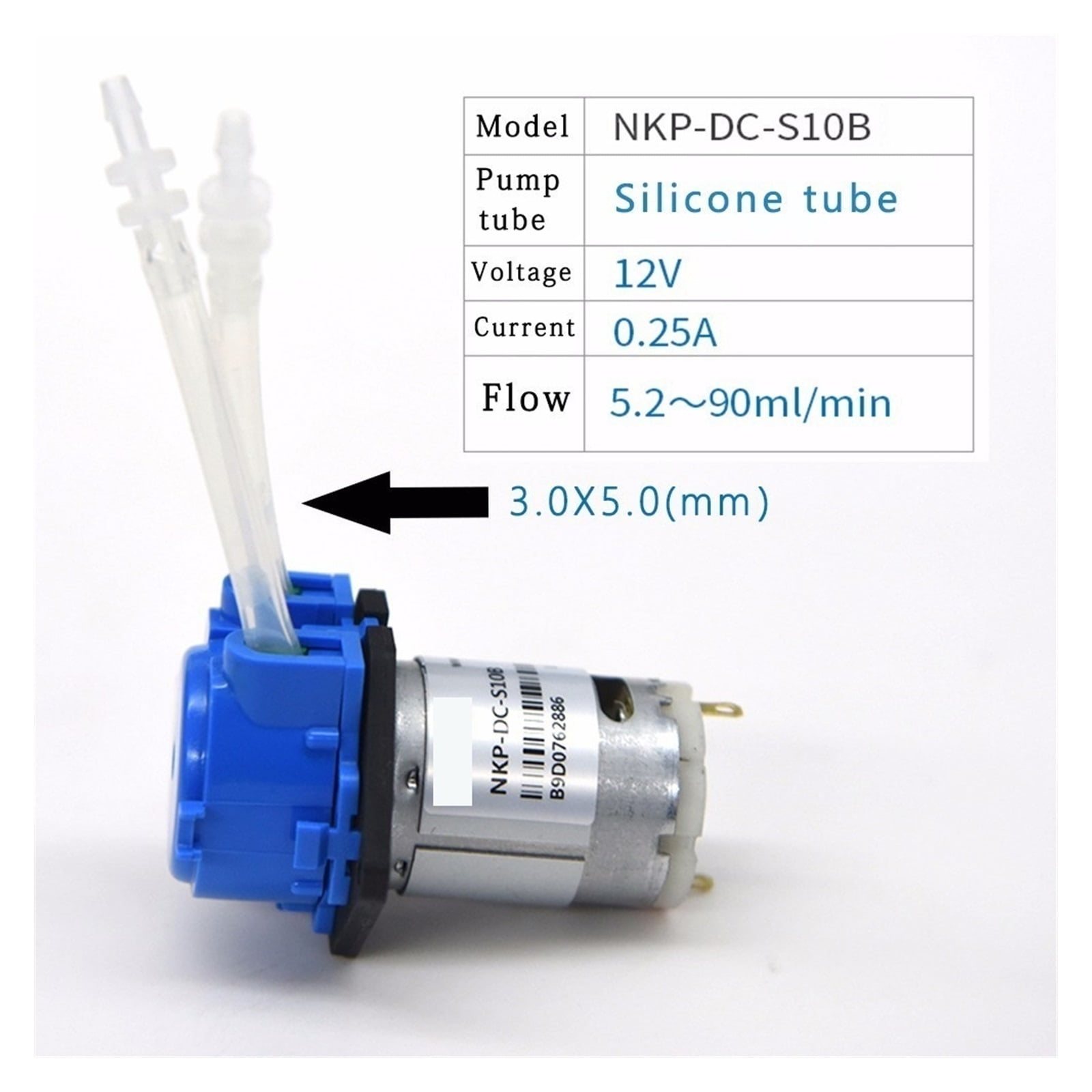 Peristaltic Pump NKP-DC-S10B NKP-DC-S08B NKP-DC-S06B Coffee Machine Coke Machine Aquarium DIY Pump 12V/24V Laboratory Mini Pump ,Dependable & Durable