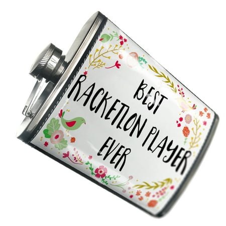 

NEONBLOND Flask Happy Floral Border Racketlon Player