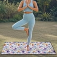 thumbnail image 3 of Kuiaobaty Car Seat Towel Covers Front Seats Butterfly Flower Print Car Seat Hoodie Cover Multi-Purpose Absorbent Microfiber Towels with Storage Bag(Hot Yoga, Gym, Sports Accessories), 3 of 7