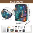 thumbnail image 3 of Haosy Accordion File Organizer Zipper Binder 500 Sheet 6-Tab Expanding File Folder Multi-Pocket 1.2 Inch 3 Ring Owl on Branch with Colorful Star, 3 of 7