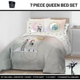 thumbnail image 2 of Juego de Ropa de Cama Jay Franco Pesadilla Antes de Navidad Queen 7 Piezas, 2 of 6