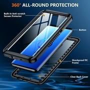 Galaxy S9 Waterproof Case (Not Fit S9+), Shockproof Built-in Screen Protector Case Full-Body Rugged Resistant Protective Hard Cover For Samsung Galaxy S9, Black