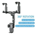 thumbnail image 1 of Binmer Car 360° Rearview Mirror Mobile Phone Stands Universal Auto GPS Navigation Brack Stand, 1 of 3