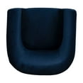 thumbnail image 6 of Powell Grandee Velvet Club Chair with Swivel, Navy, 6 of 11
