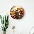 thumbnail image 4 of Silent Wall Clocks Non-Ticking Battery Operated Clock Modern Decor Wall Clocks for Bedroom-Cute Cat with Cookies(12inch), 4 of 4