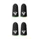 thumbnail image 2 of Sidaley 10 piezas para juegos de teléfonos móviles Mangas para los dedos Sensible a prueba de sudor Guantes antideslizantes Anti-huellas Verde Tipo 2 2piezas, 2 of 6