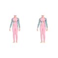 thumbnail image 4 of Soidarity Trajes de neopreno multicolor traje de buceo térmico de una pieza juvenil antimedusas para esnórquel surf aplicable a todas las, 4 of 6