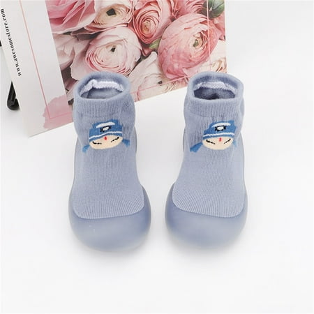 

Hunpta Toddler Shoes Elastic Cartoon Socks First Non-slip Baby Infant Opera Shoes Walkers Toddler Baby Shoes
