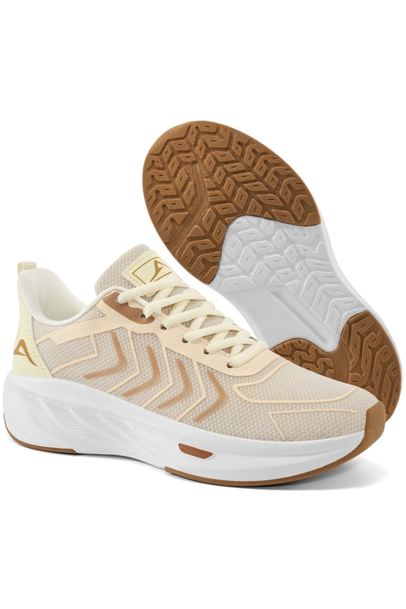 Women's Walking Tennis Shoes Non-Slip Breathable Mesh Athletic Workout Sports Sneakers