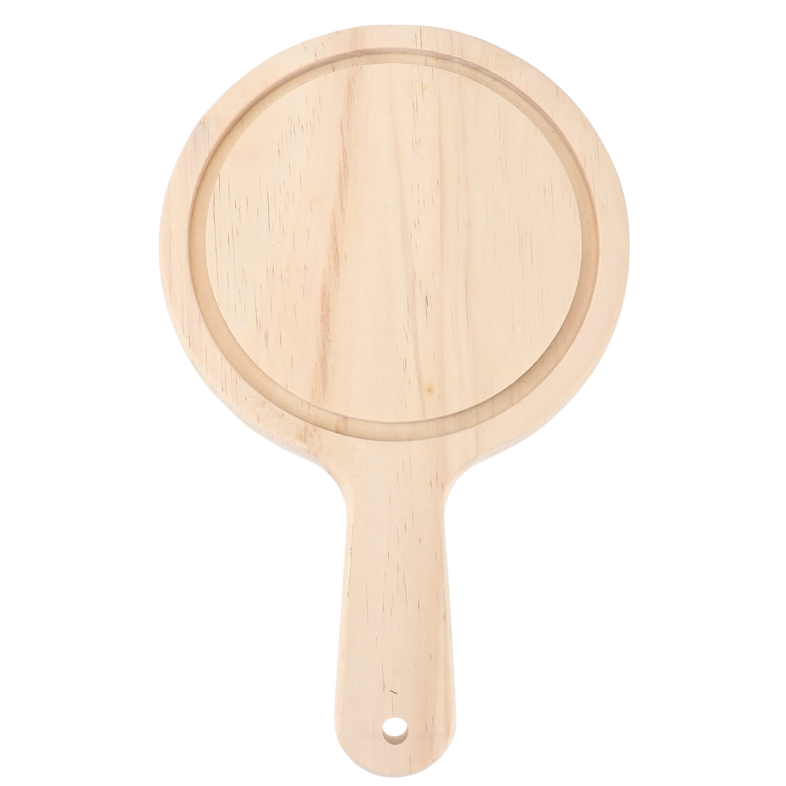 BESTONZON 12 Inch Wooden Pizza Paddle Pizza Peel with Rounded Edges Professional Kitchen Accessories Homemade Cooking Pizza and Bread 