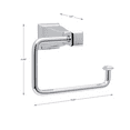 thumbnail image 3 of Better Homes & Gardens Chandler Euro Toilet Paper Holder, Chrome, 3 of 7