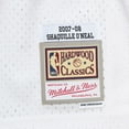 thumbnail image 6 of Men's Mitchell & Ness Shaquille O'Neal White Miami Heat 2007/08 Hardwood Classics Swingman Jersey, 6 of 6