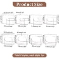 thumbnail image 7 of Pack of 8 Oval Inlay Template Set 4 Inch Router Template Acrylic Router Jig Template Router Stencils Drawing Scale Ruler Measuring Tool, 7 of 7