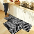 thumbnail image 5 of Kitchen Rug Mat Halloween Ghost Bone, Set of 2, Anti-Fatigue Non-Skid Washable Kitchen Runner Rugs, Black White Soft Comfort Rug for Kitchen, Floor Home, Front of Sink, Laundry, 5 of 6