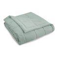 Serta Air Dry Down Alternative Blanket, Seaglass Green; Twin