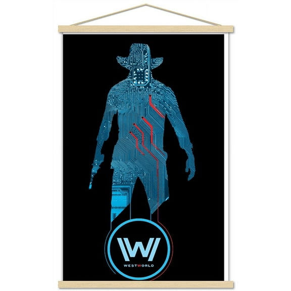 Westworld - Black Wall Poster with Magnetic Frame, 22.375" x 34"