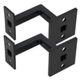 thumbnail image 4 of 2Pc Stainless Steel Handrail Brackets For Stairs Square Stair Balustrade Bracket Accessories Matte Black Bannister Handrail Smile Home, 4 of 9