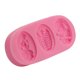 thumbnail image 3 of Molde de silicona para tartas con fondant de calavera de Halloween para hornear (rosa), 3 of 4