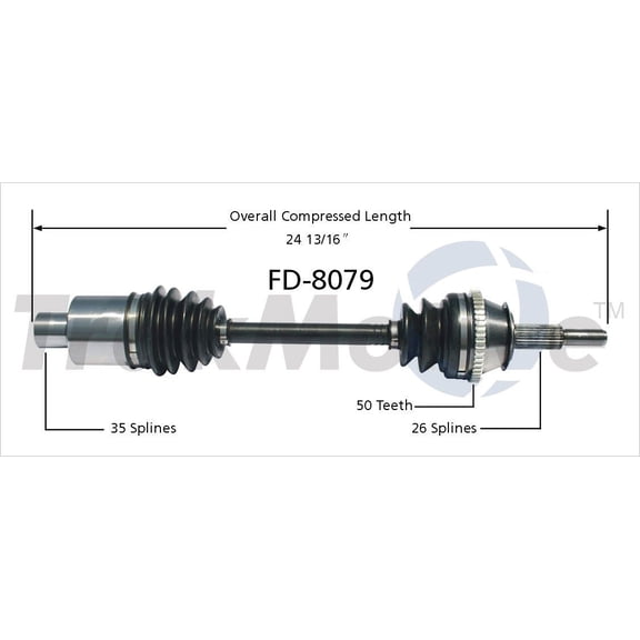 TrakMotive FD-8079 CV Axle Shaft