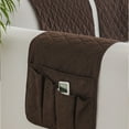thumbnail image 3 of Maoww Armchair Bag, Organizer, Non-Slip Bag, Storage And Clean, For Storing , Books, Remote Controls, And Phones Gray 32*86cm, 3 of 6