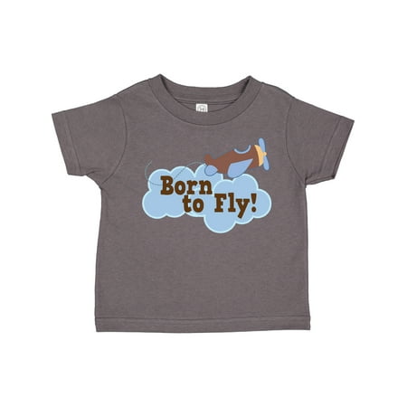 

Inktastic Airplane Future Pilot Born to Fly Boys Toddler T-Shirt