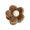 Coffee, variant on Hair Claw Plush Flower Shape Hair Clip Back Head Hair Clamp Lightweight Women Hair Styling Tool Hair Accessories