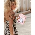 thumbnail image 2 of Set de bolsas de maquillaje JRQCSJY Leather Clear Travel Pink (S+M), 2 of 7