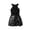 Black, variant on Qabnzmfo Girls Cute Outfit Set Sleeveless Ribbed Tank Top Faux Leather Skort 2 Piece Fashion Streetwear Toddler Clothes