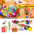 thumbnail image 3 of DIY Arts Craft Kit Pom Poms Papel Para Ni?os Ni?as Ni?os Ni?os Crafting School Sunnimix Niños Scrapbooking, 3 of 8