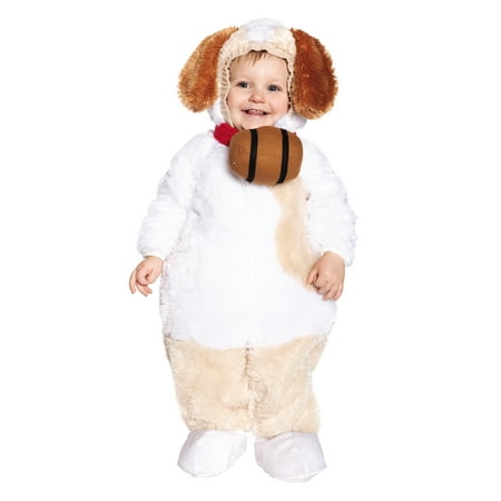 St Bernard Unisex Childs Furry Dog Animal Halloween Costume