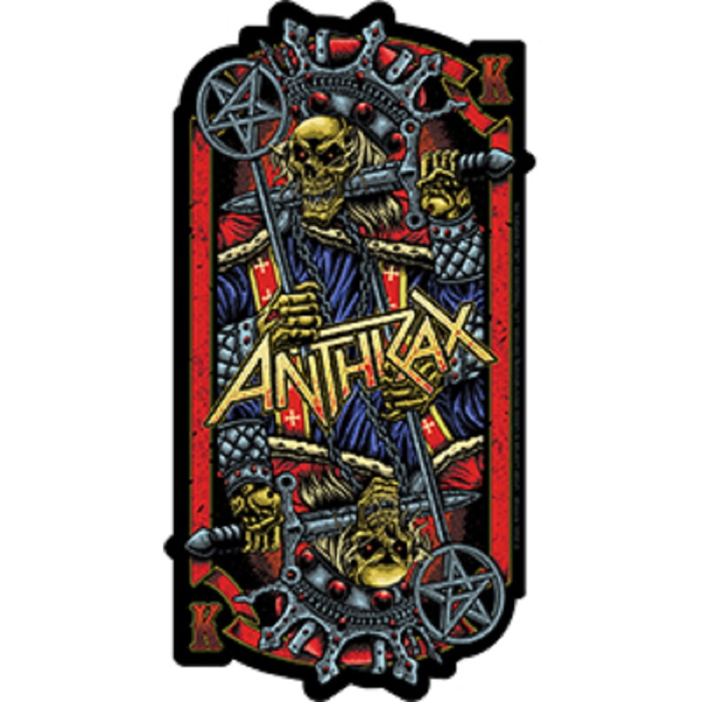 vinyl decal Anthrax Music Bumper sticker 5"x 5" wall decor 