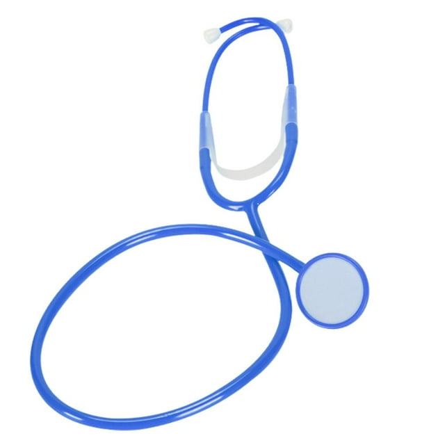 Children's Doctor Play Stethoscope Toy Realistic Plastic Medical Learning Kit for Kids Pretend Role Play Fun, Multi-Color
