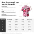 thumbnail image 7 of Sigee Panda Heart Valentine Pink Print Men's Shirts Casual Button Down Short Sleeve Summer Beach Shirt Hawaiian Vacation Shirts Tee Shirt-Large, 7 of 7