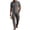 Gray-men's sets, variant on Mens Sets 2 Piece Outfits Casual Button Down Short Sleeve Shirts Matching Cargo Pants with Pockets Lightweight Breathable Athletic Workout Sets,Army Green,S