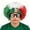Green1, variant on Gytml Stretch Tricolor Curly Afro Fan Wig Breathable Lightweight Fluffy Fake Hair National Team Wig Non Slip Adult Sports Fan Outfit Accessory For Soccer Watch Party(Green1-22.83")