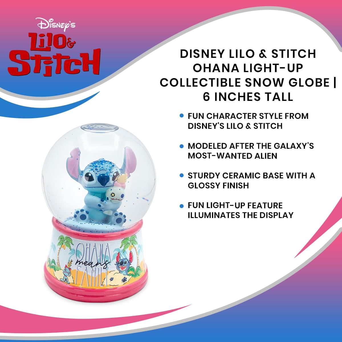 Precious Moments "Mightier Than The Waves" Musical Snow Globe - Plays Brahms' Lullaby, Baby Gift