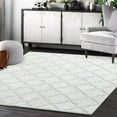 thumbnail image 3 of Geometric Modern Area Rug, Boho Lattice Rug Non Slip Tufted Area Rug, Grey 11'x15', 3 of 6