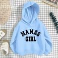 thumbnail image 2 of FAOWME Kids Boy Girl Casual Letter Print Hoodie Pullover Hooded Sweatshirt Tops Blue 12-18 Months, 2 of 3