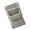 Grey, variant on Compact Wall Mount Storage Solution With 1 Large And 2 Small Pockets
