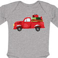 thumbnail image 4 of Inktastic Christmas Red Vintage Truck with Presents Boys or Girls Long Sleeve Baby Bodysuit, 4 of 5