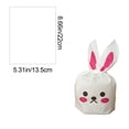thumbnail image 3 of AURIGATE Easter Bunny Ear Treat Bags 5.31x8.66in, 50-Pack Plastic Cartoon Bunny Candy & Goodie Bags, Festive Easter Party Supplies, 3 of 8