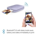 thumbnail image 4 of Impresora de Fotos HP Sprocket 2x3 Bluetooth Inalámbrica Portátil Morada, 4 of 5