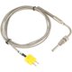 thumbnail image 1 of Health Gear K Type Egt Thermocouple, Stainless Steel Exhaust Gas Temp Probe With Exposed Tip & Connector 1/8" Npt Temperature Probe Sensor, 1 of 5