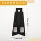 thumbnail image 4 of Ganchos organizadores de respaldo para asiento de coche Universal 1 Pcs de Unique Bargains para la mayoría de coches, SUV, camiones, cuero sintético resistente, metal negro 6.89"x2.99", 4 of 7