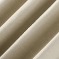 thumbnail image 4 of Archaeo Textured Linen Blend Total Blackout Grommet Top Curtain, 50"W X 96"L, Stone, 4 of 8