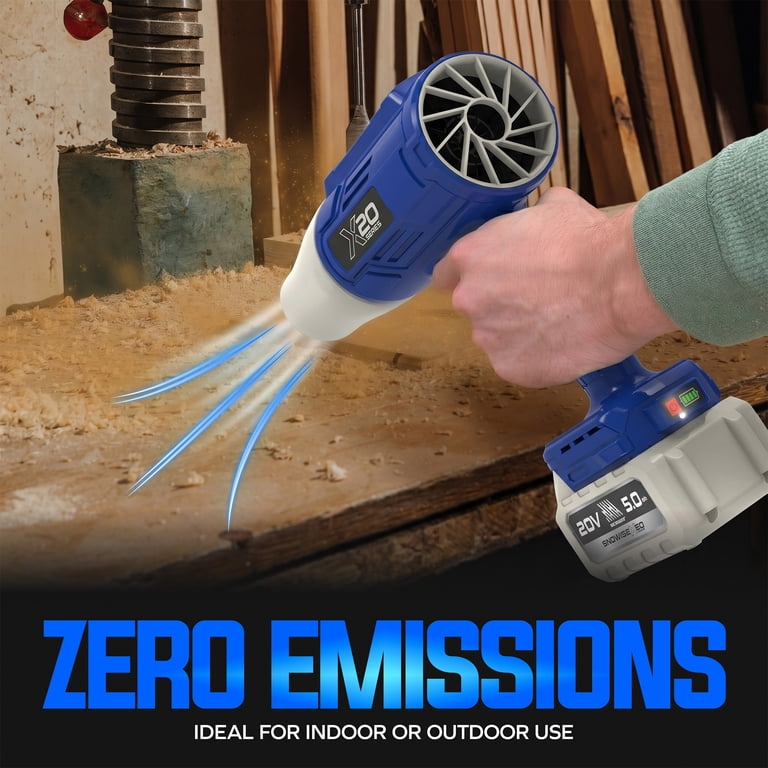 Sun Joe 20V ECOSHARP X20 StormJet Cordless Turbo Blower w/ Battery