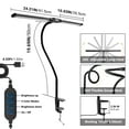 thumbnail image 4 of VOLIVO LED Desk Lamp, Adjustable LED Clamp Lamp with 3 Color Temperatures, 10 Brightness Levels, Double Head Reading Light for Home, Office,Studying, 4 of 7